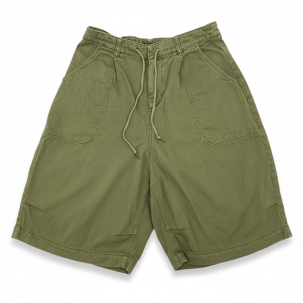 Anthropologie Green 100% Cotton Flat Front Shorts | Men’s S